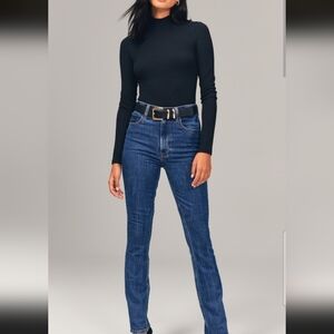 Abercrombie & Fitch Jeans 90s Slim Straight Ultra High Rise Size 27 Blue